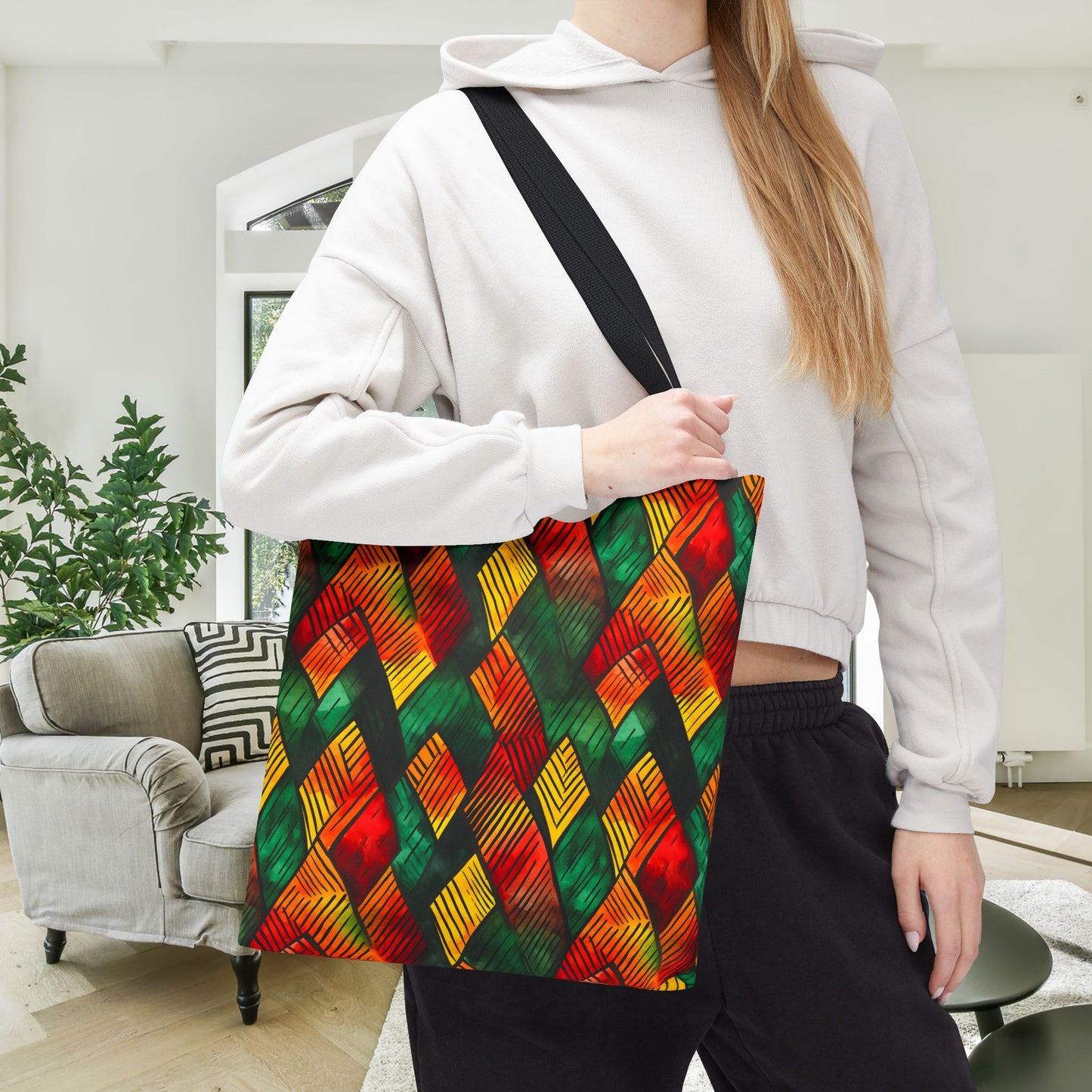 Joyful Vibes Canvas Tote Bag