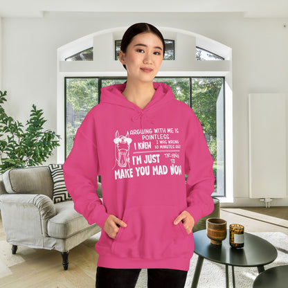 Arguing With Me is Pointless... Heavy Blend™ Hooded Sweatshirt