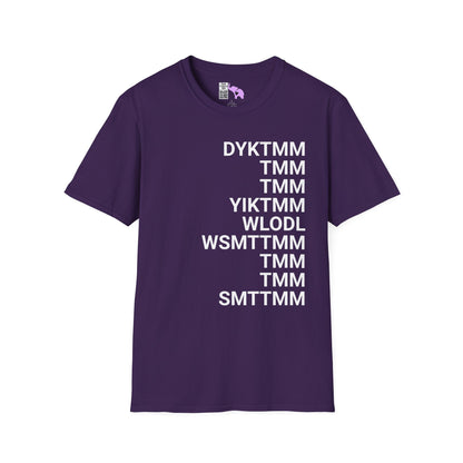 Do You Know The Muffin Man Abbreviation Adult T-shirt