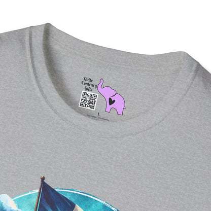 Texas Cowboy, Alamo, & Bluebonnets Adult T-shirt