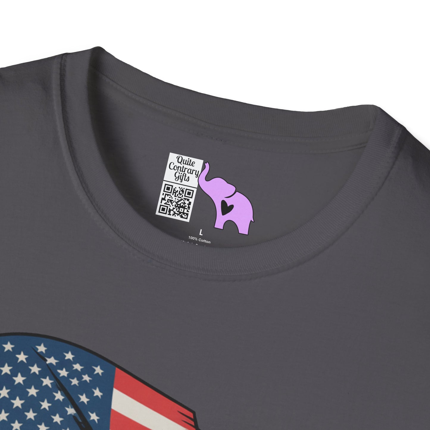 Patriotic Bigfoot Adult T-shirt