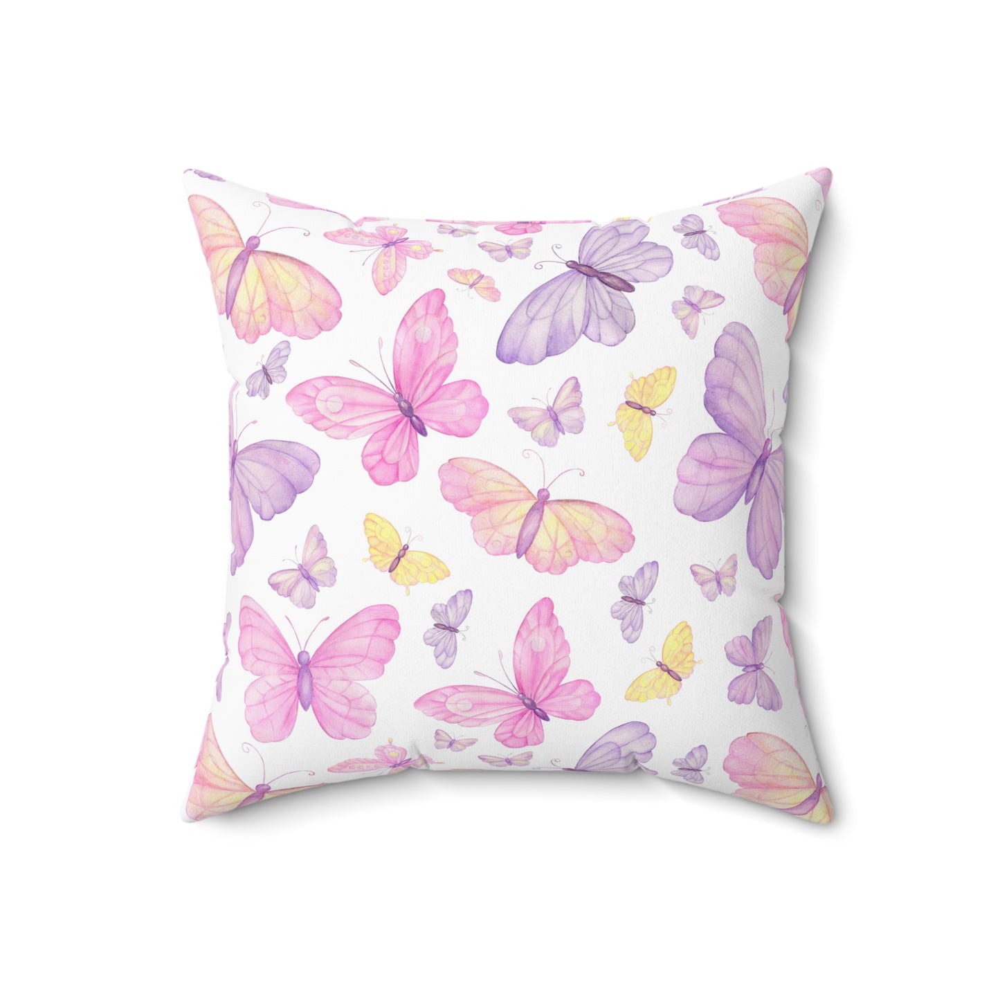 Pastel Butterfly Dreams Throw Pillow
