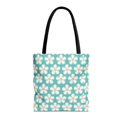 Tealberry Blooms Canvas Tote Bag