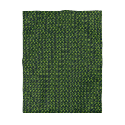 Emerald Canopy Frogs Microfiber Duvet Cover
