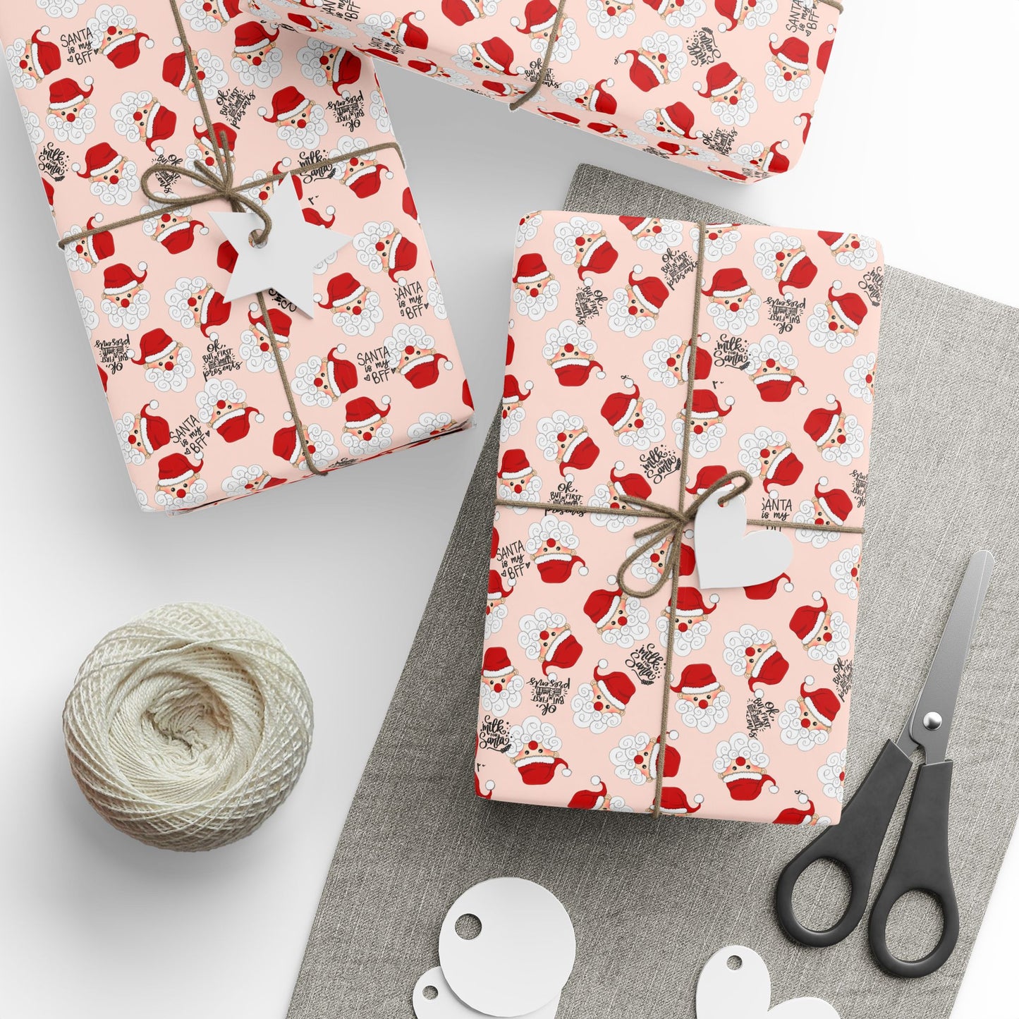 Cute Santa Wrapping Paper