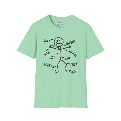 Ow! It All Hurts Adult T-shirt