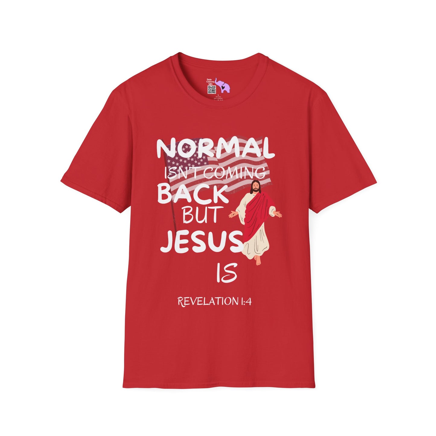 Normal Isn't Coming Back But Jesus Is Adult T-shirt