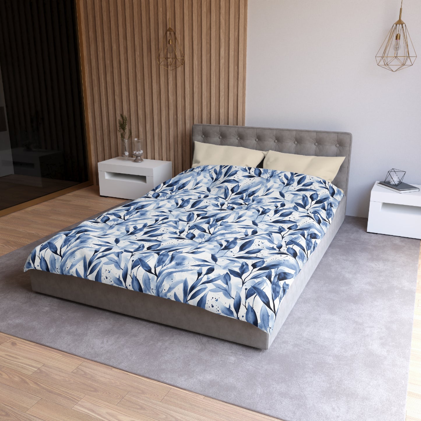Blue Breeze Microfiber Duvet Cover