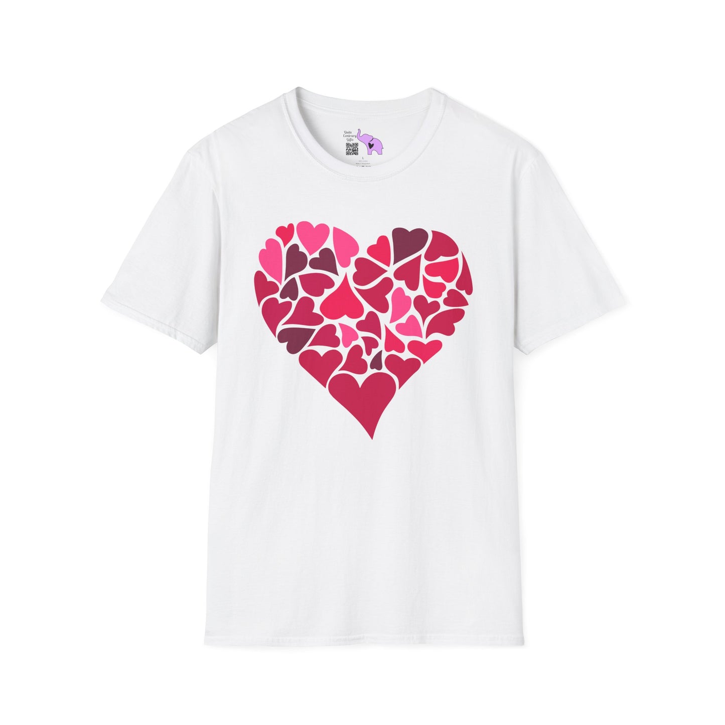 Hearts Within A Heart Adult T-shirt