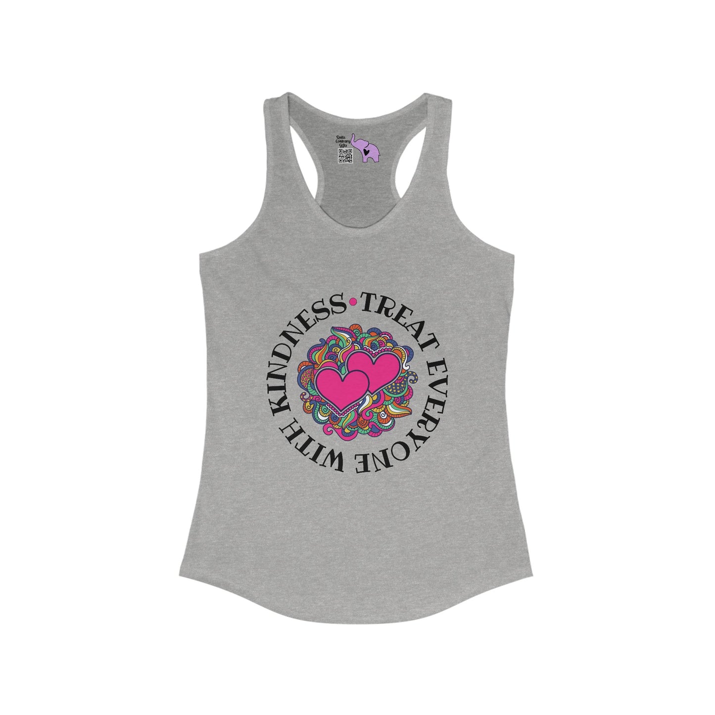 Treat Everyone With Kindness Women's Ideal Racerback Tank