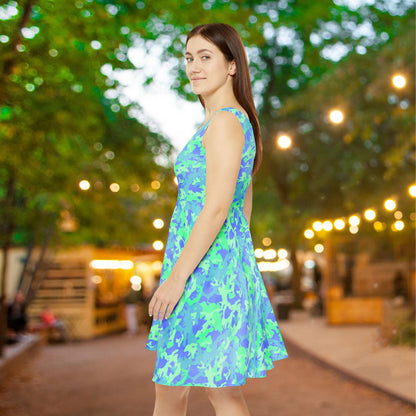 Glacier Grove Camo Women's Skater Dress