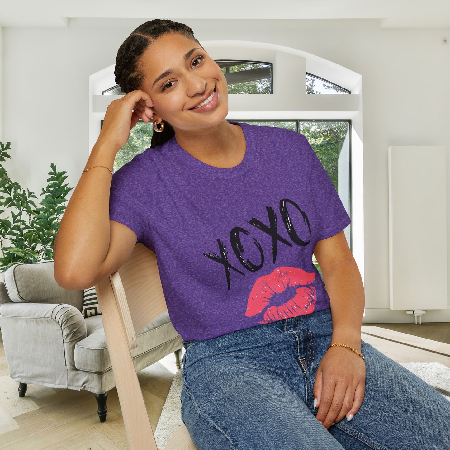 XOXO Lips Adult Unisex Tshirt