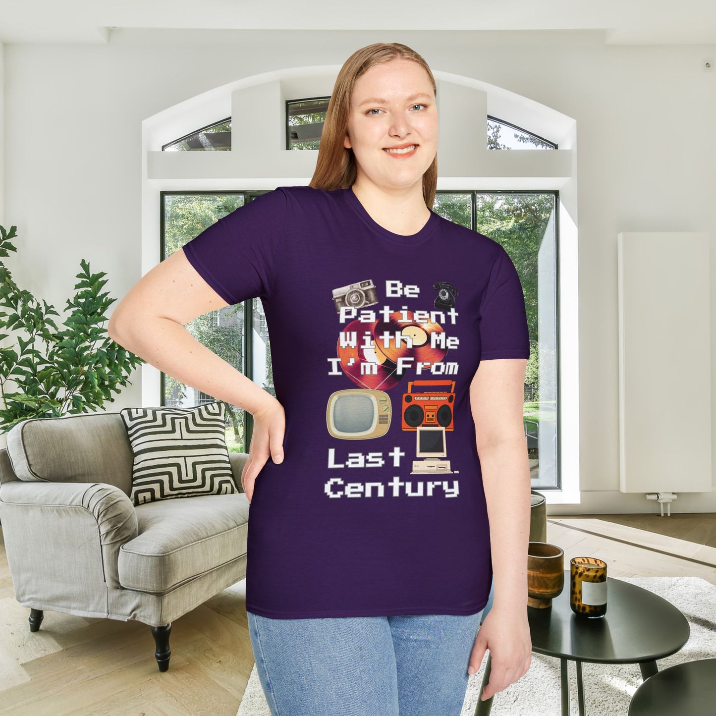 Please Be Patient With Me I'm From Last Century Adult T-shirt