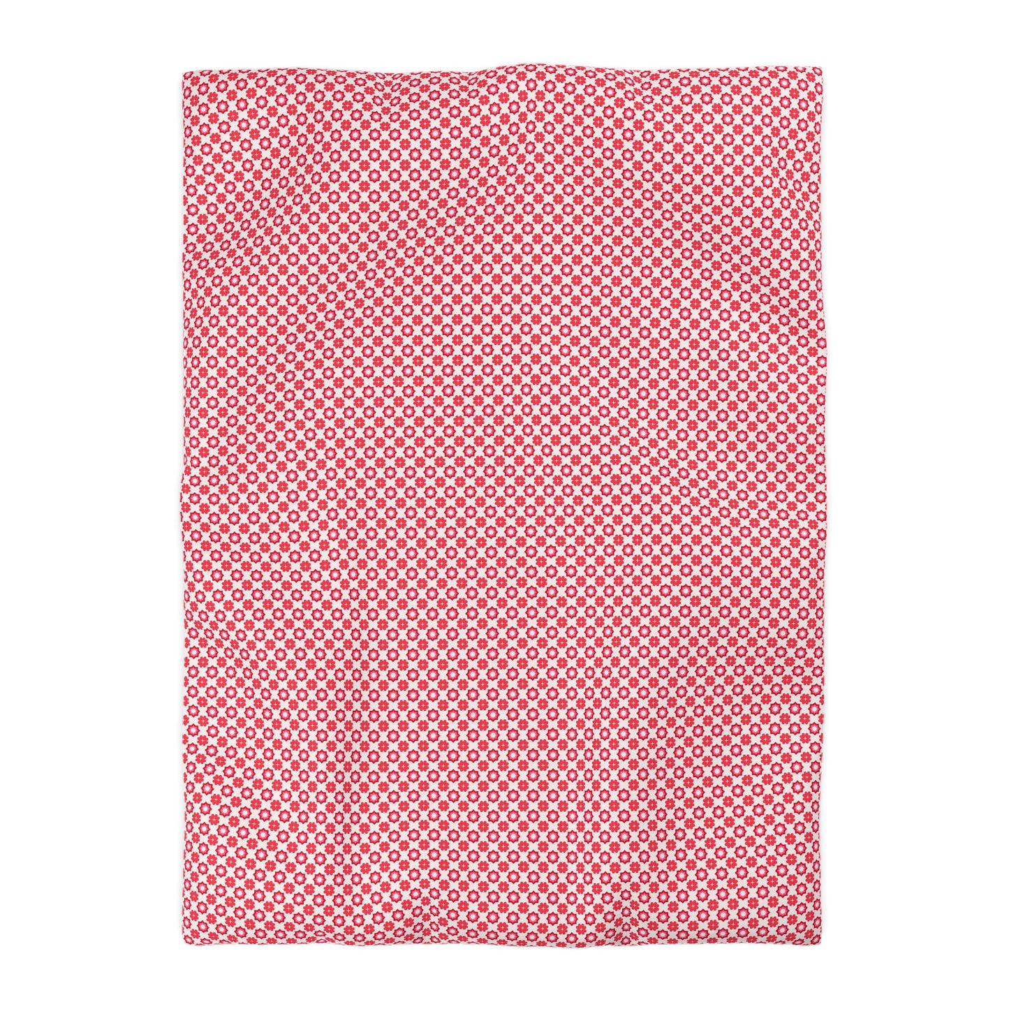 Scarlet Star Garden Microfiber Duvet Cover