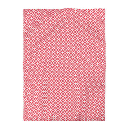 Scarlet Star Garden Microfiber Duvet Cover