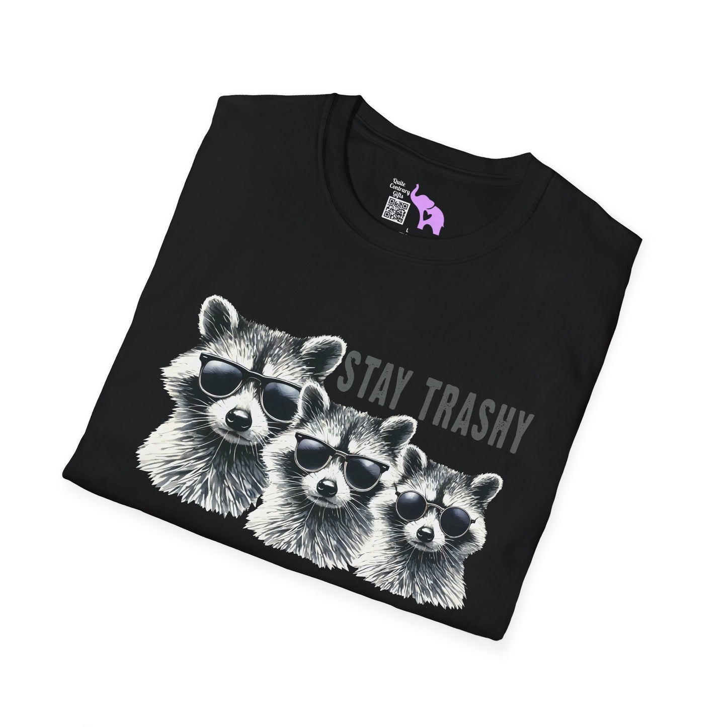 Stay Trashy (Racoon) Adult T-shirt