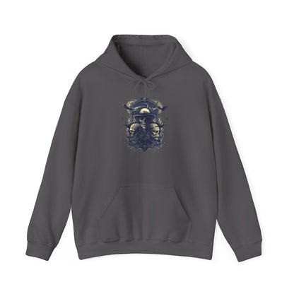 Dapper Skulls Heavy Blend™ Hooded Sweatshirt