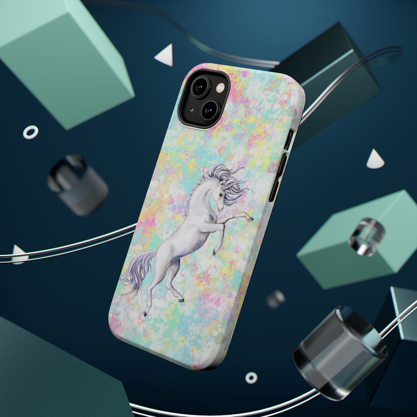 Pastel Pegasus MagSafe® Compatible Tough Case for iPhone