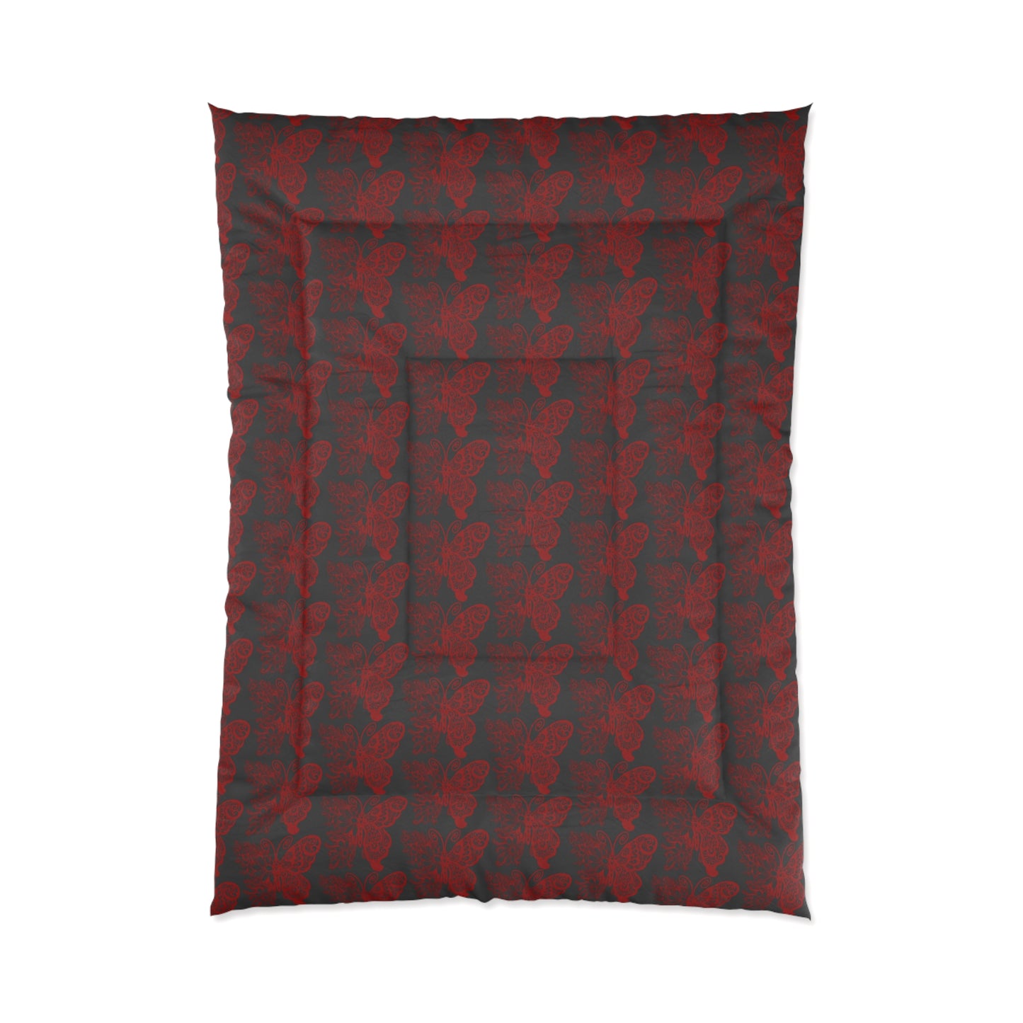 Crimson Flutter Comforter