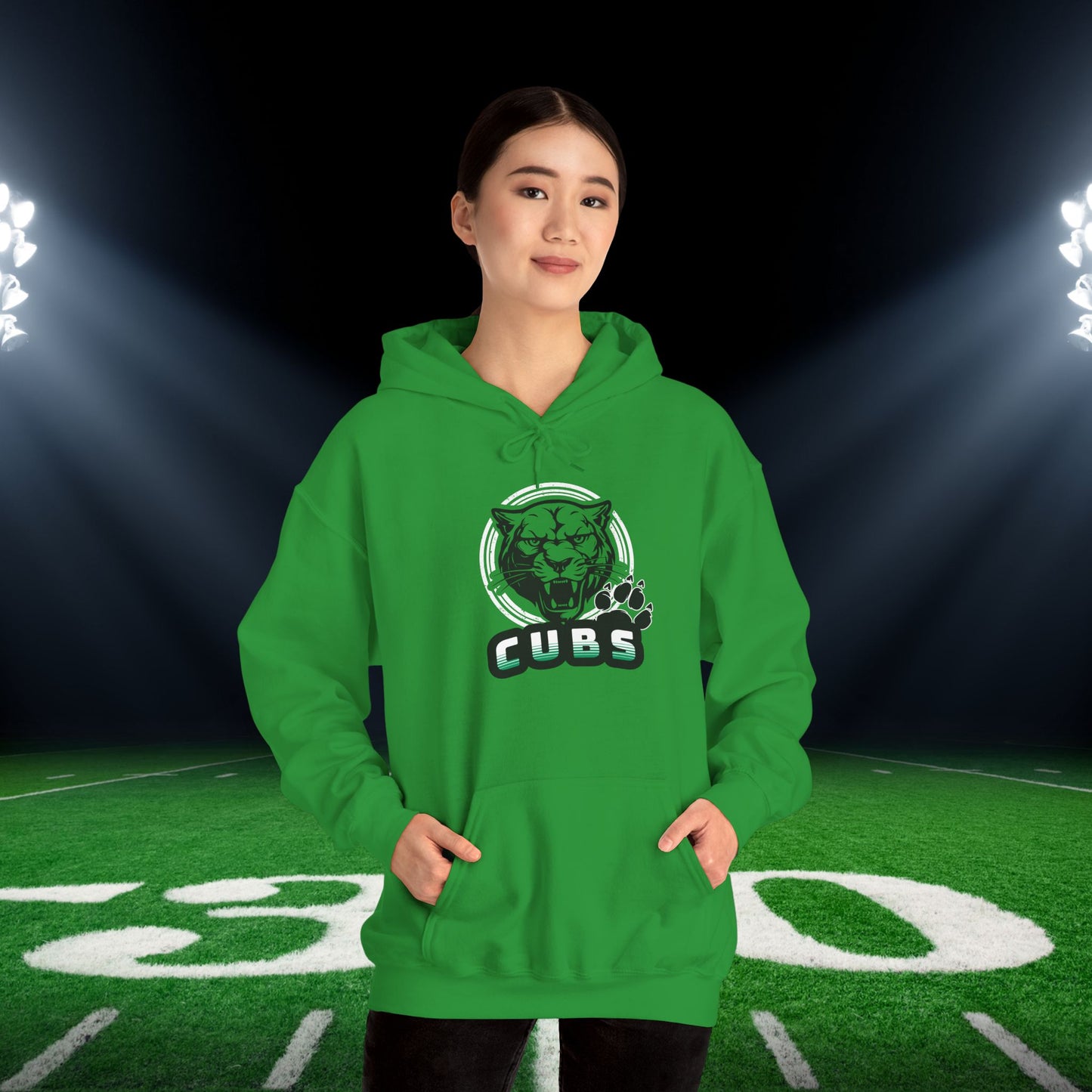 Cubs Circle Adult Heavy Blend™ Hooded Sweatshirt