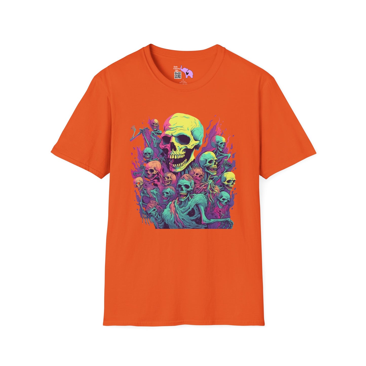 Skeleton Gathering Adult T-shirt