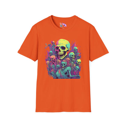 Skeleton Gathering Adult T-shirt