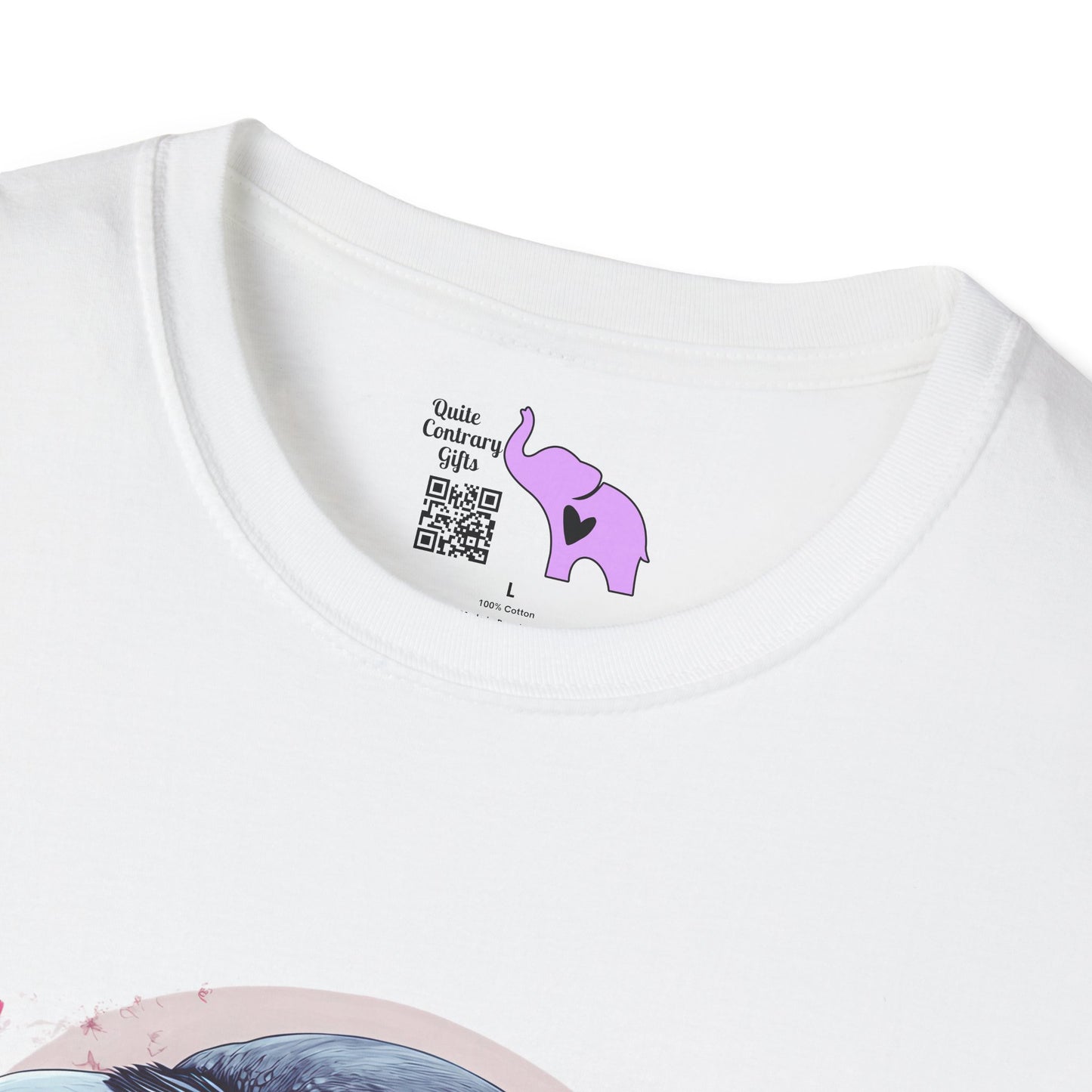 Floral Raven Adult T-shirt
