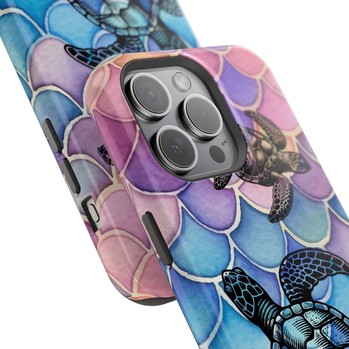 Sea Turtle Silhouette MagSafe® Compatible Tough Case for iPhone