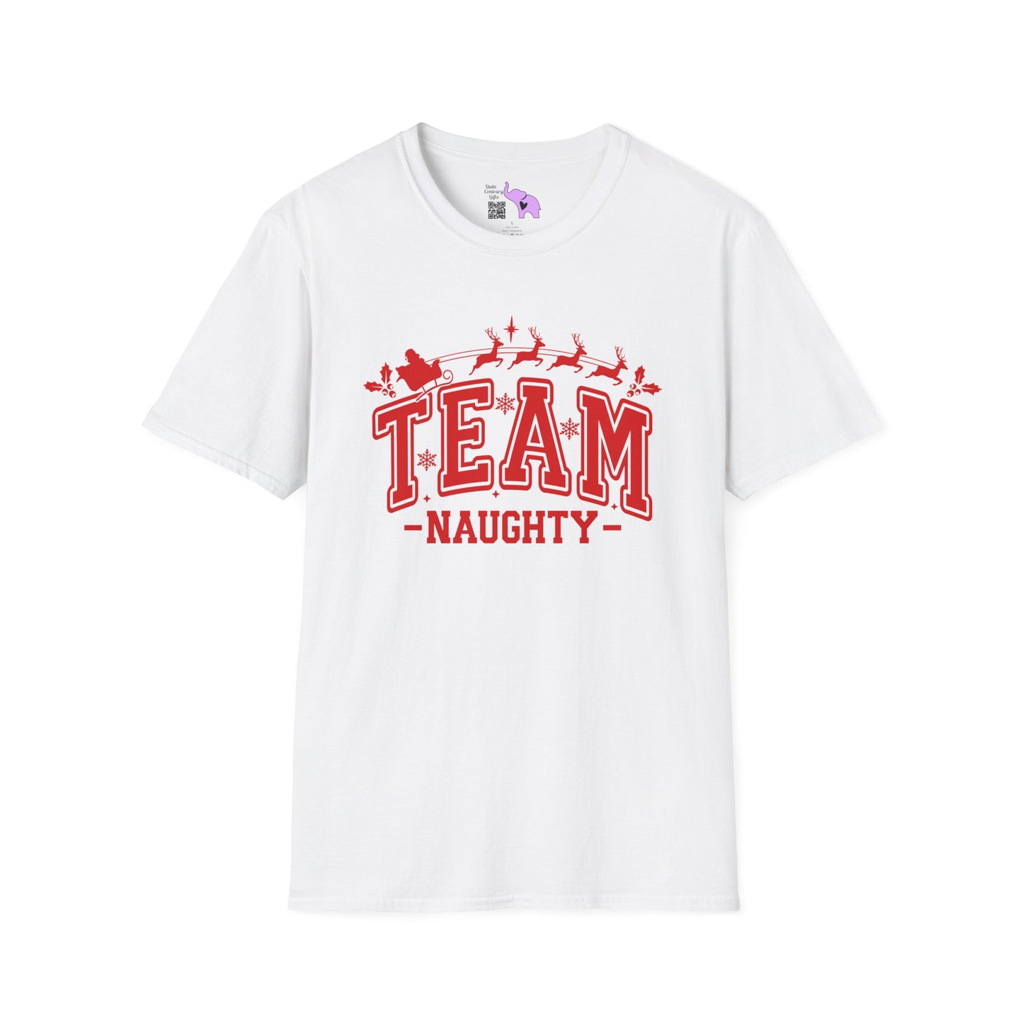 Team Naughty Adult T-shirt