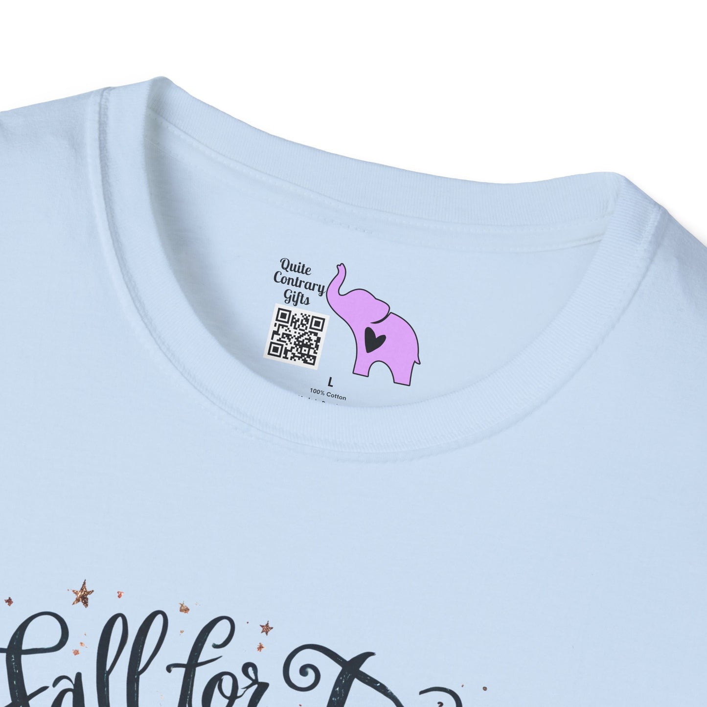 Fall For Jesus He Never Leaves Adult T-shirt