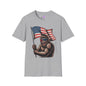 Patriotic Bigfoot Adult T-shirt