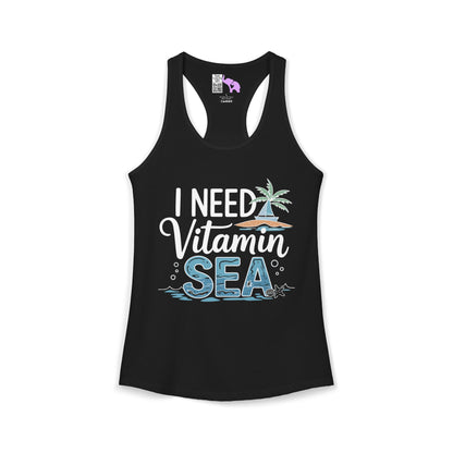 I Need Vitamin Sea (2) Women's Ideal Racerback Tank
