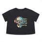 I Have Absolutely No Desire To Fit In Women's Flowy Cropped Tee