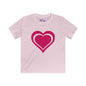 Outline Heart Youth Softstyle Tee