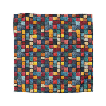 Patch Pop Microfiber Duvet Cover