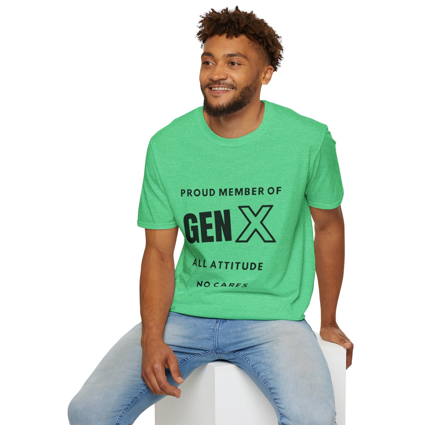 GenX All Attitude No Cares T-shirt