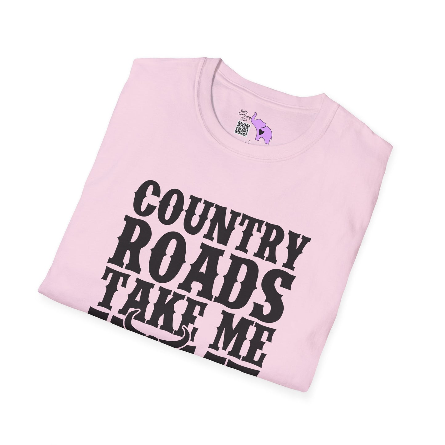 Country Roads Take Me Home Adult T-shirt