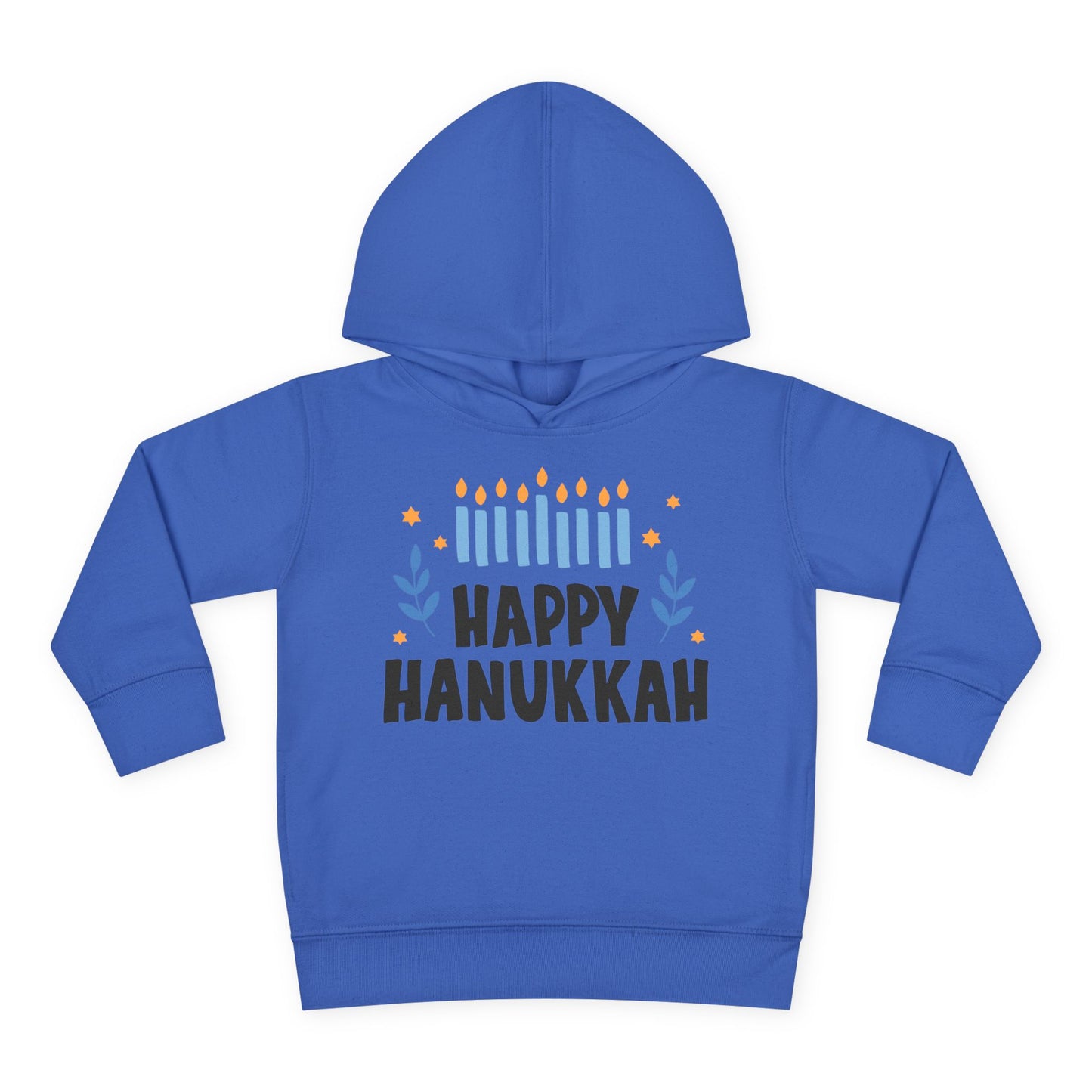 Happy Hanukkah 5 Toddler Pullover Fleece Hoodie