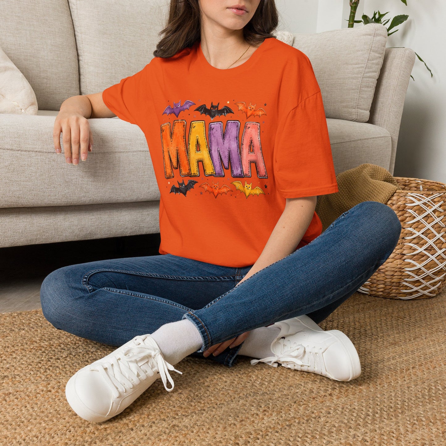 Spooky Mama Adult T-shirt