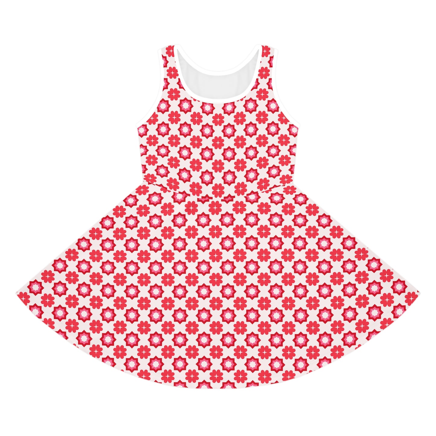 Scarlet Star Garden Girls' Sleeveless Sundress