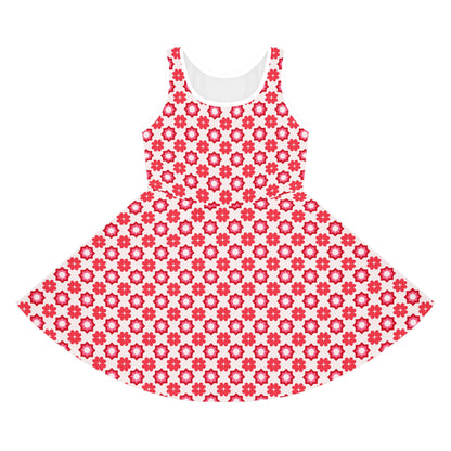 Scarlet Star Garden Girls' Sleeveless Sundress