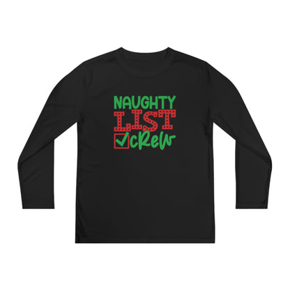 Naughty List Crew Youth Long Sleeve Tee