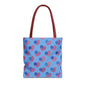 American Flag Hearts Canvas Tote Bag