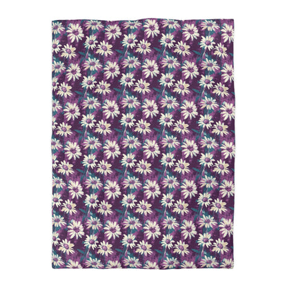 Twilight Daisy Meadow Microfiber Duvet Cover