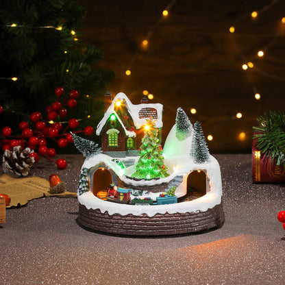 Christmas Village Rotating Light-Up Musical Sets