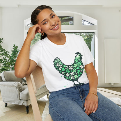 Lucky Chicken Adult T-shirt