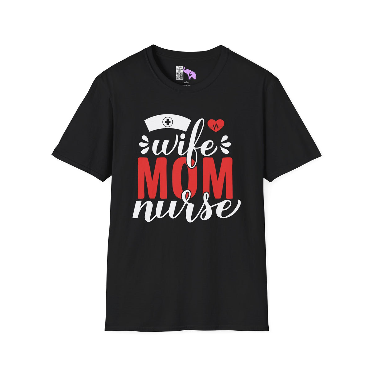 Wife Mom Nurse Adult T-shirt
