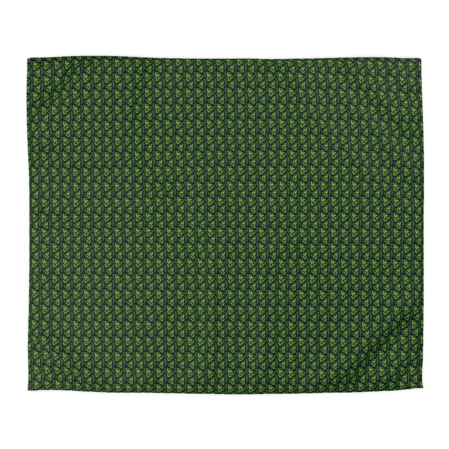 Emerald Canopy Frogs Microfiber Duvet Cover