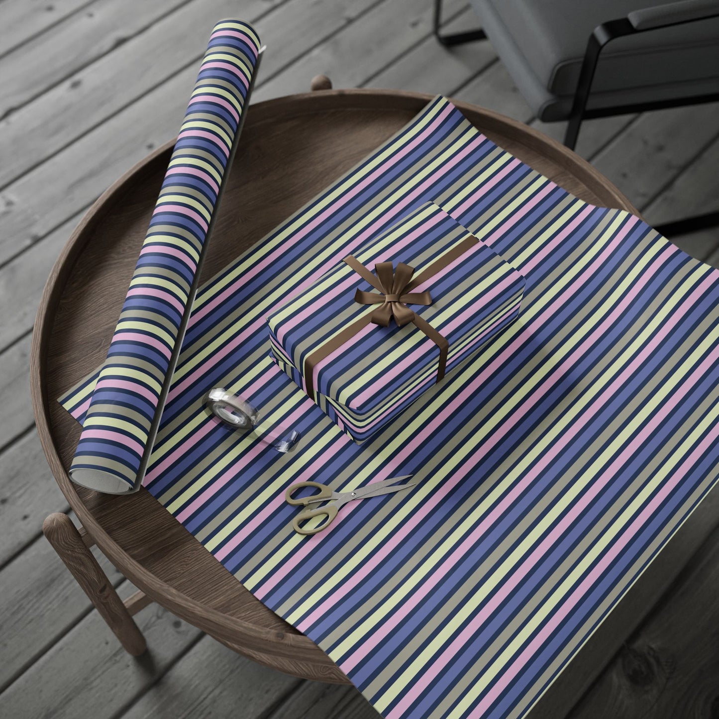 Earthy Stripes Wrapping Paper