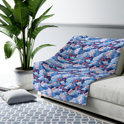 Azure Kumo Flow Basic Bedding Set